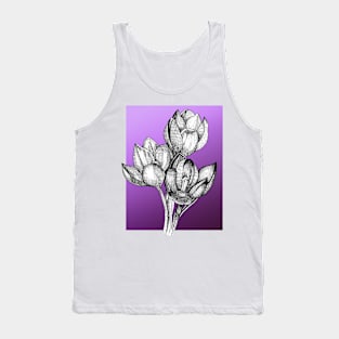 Ink - Crocus Variation 1 Tank Top